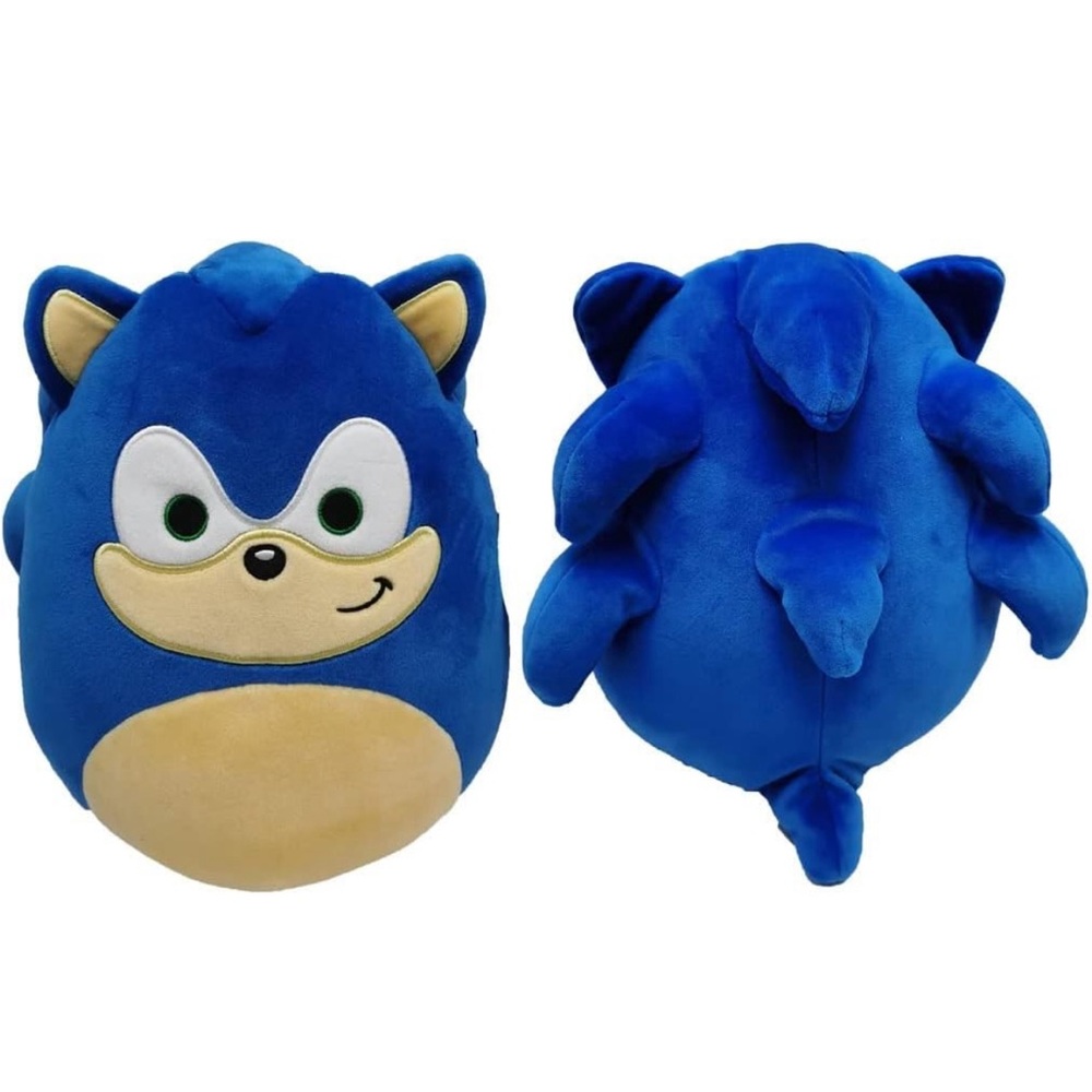 Squishmallows Kellytoy SEGA 8'' Sonic The Hedgehog & Knuckles.